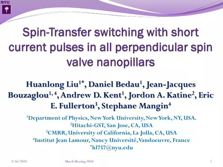 spin transfer switching with short current pulses in all perpendicular spin valve nanopillars