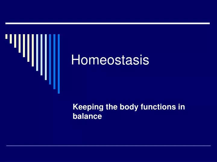 homeostasis