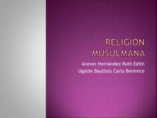 religi n musulmana