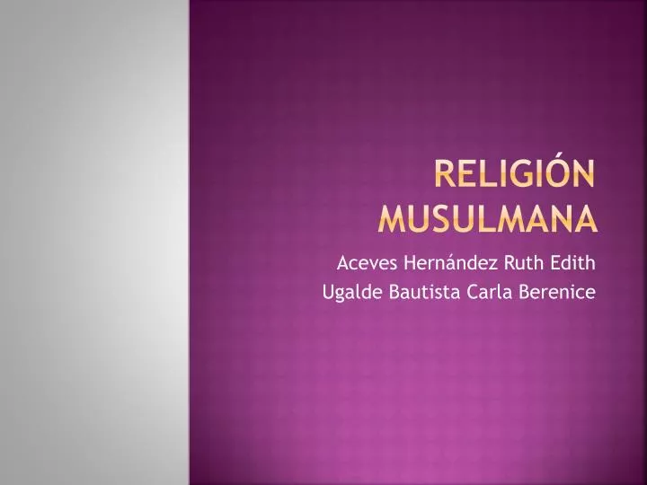 religi n musulmana