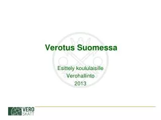 Verotus Suomessa