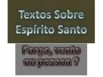 Textos Sobre Espírito Santo - slide 1