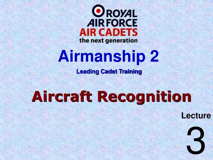 aircraft recognition