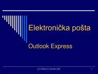 elektroni ka po ta outlook express