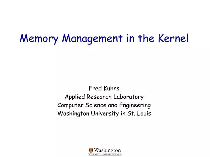 memory management in the kernel