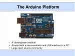 The Arduino Platform - slide 1