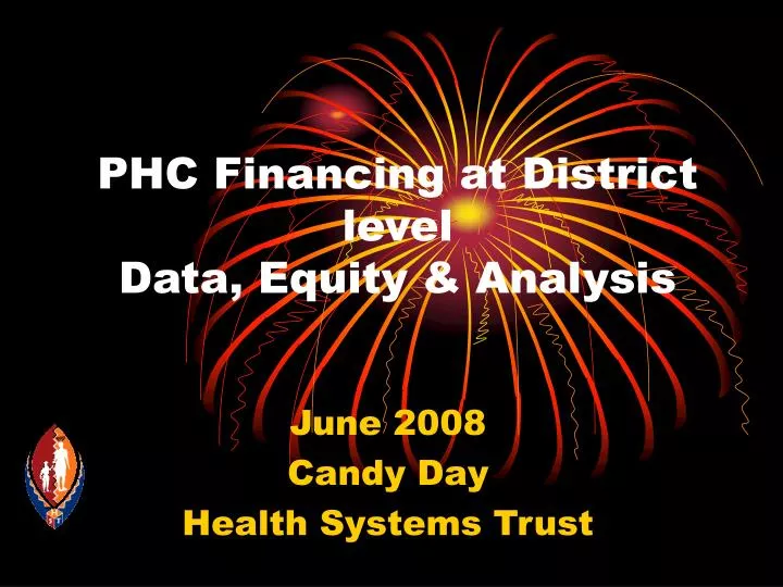 phc financing at district level data equity analysis