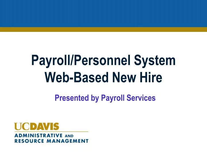 payroll personnel system web based new hire