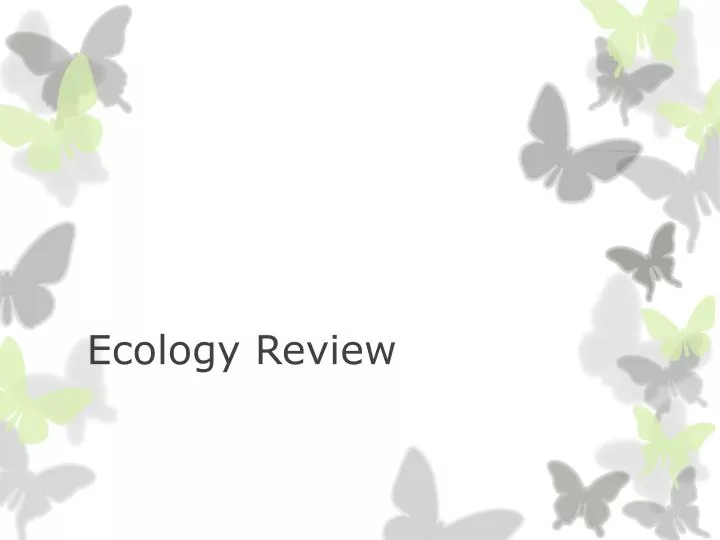 ecology review