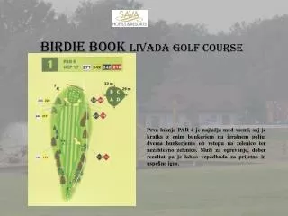 BIRDIE BOOK LIVADA Golf Course