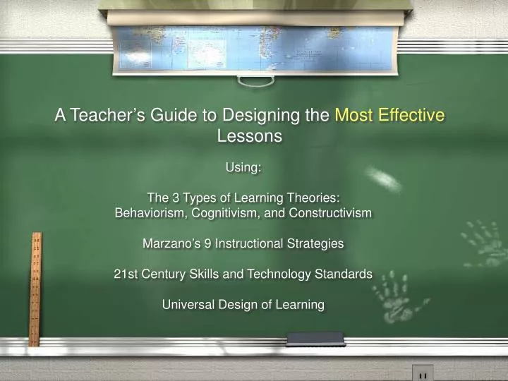 a teacher s guide to designing the most effective lessons