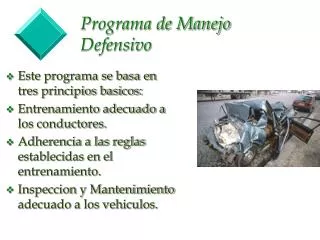 programa de manejo defensivo