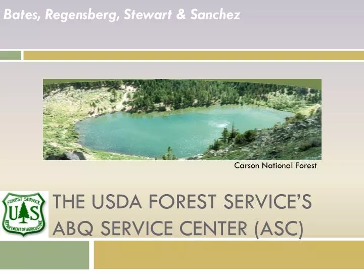 the usda forest service s abq service center asc