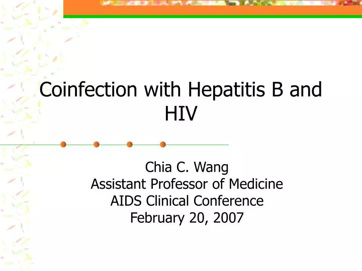 coinfection with hepatitis b and hiv