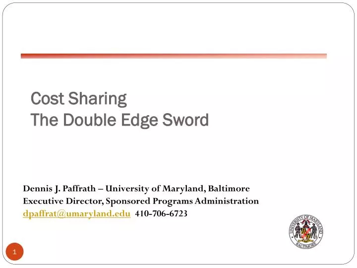 cost sharing the double edge sword