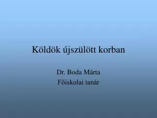 Köldök újszülött korban