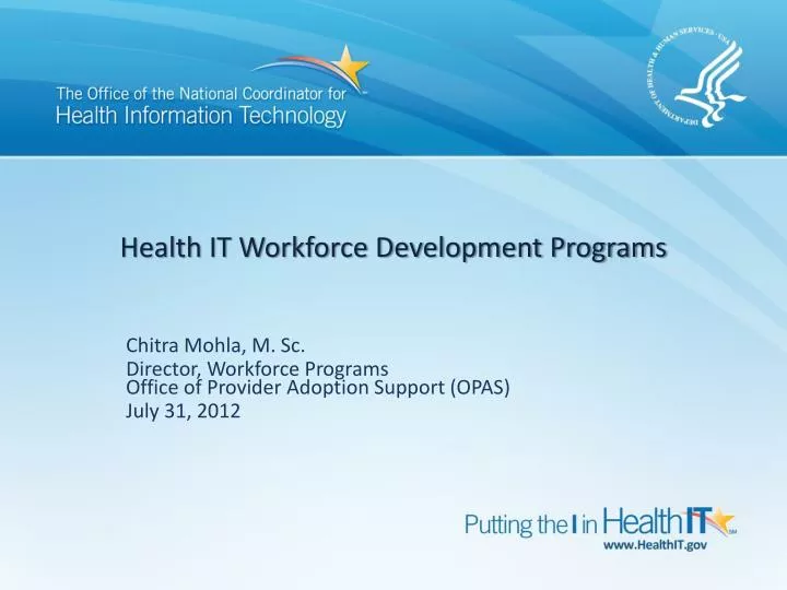 health it workforce development programs