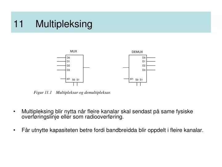 11 multipleksing