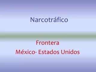narcotr fico