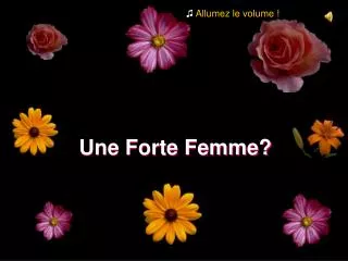 une forte femme