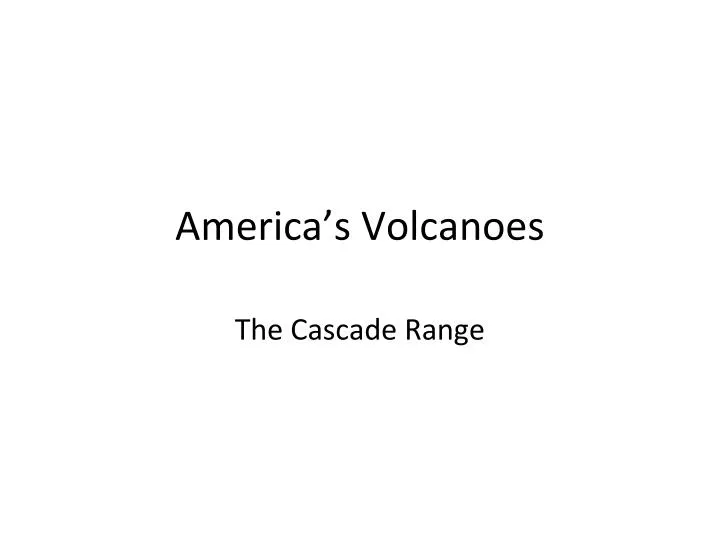 america s volcanoes
