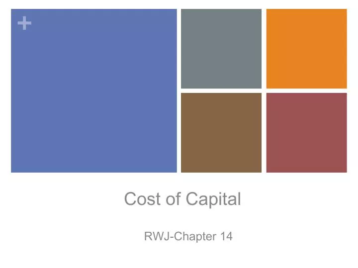 cost of capital