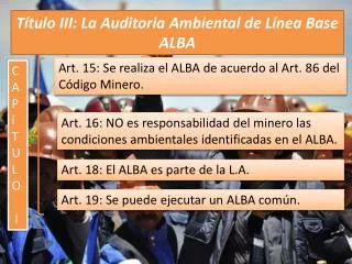t tulo iii la auditoria ambiental de l nea base alba