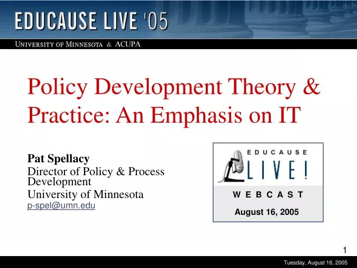 policy development theory practice an emphasis on it