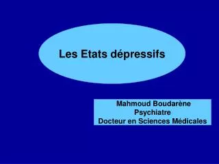 la maladie d pressive