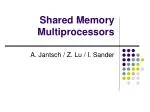 Shared Memory Multiprocessors - slide 1