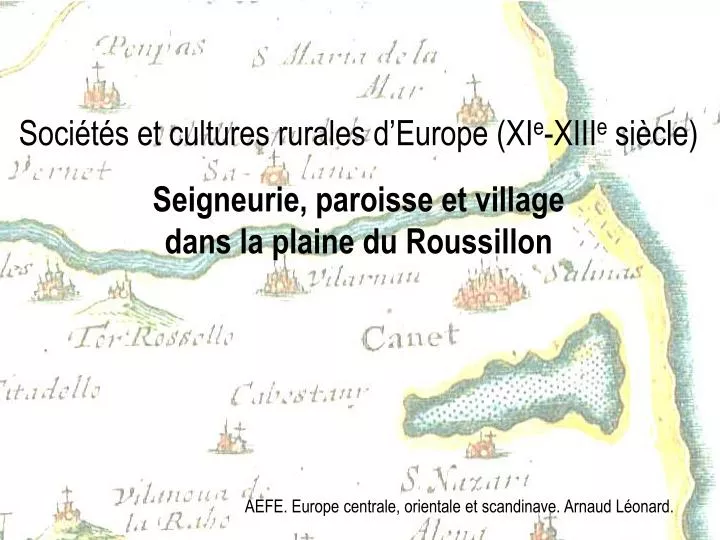 soci t s et cultures rurales d europe xi e xiii e si cle