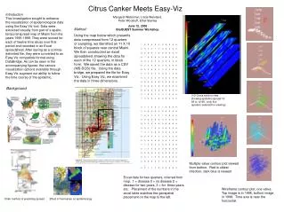 Citrus Canker Meets Easy-Viz