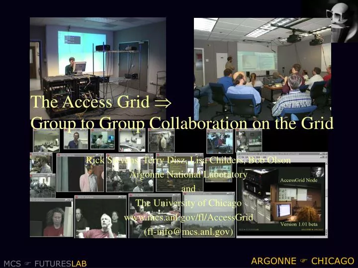 the access grid group to group collaboration on the grid