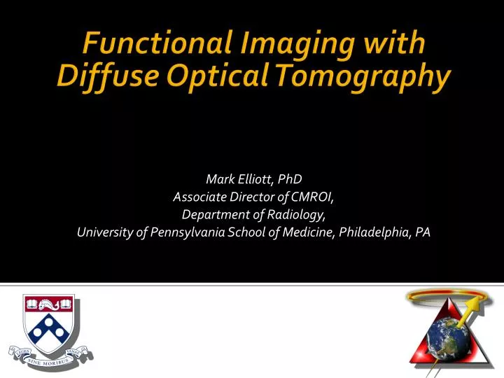 functional imaging with diffuse optical tomography