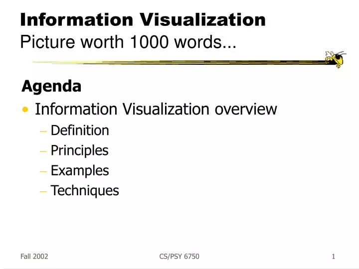 information visualization picture worth 1000 words