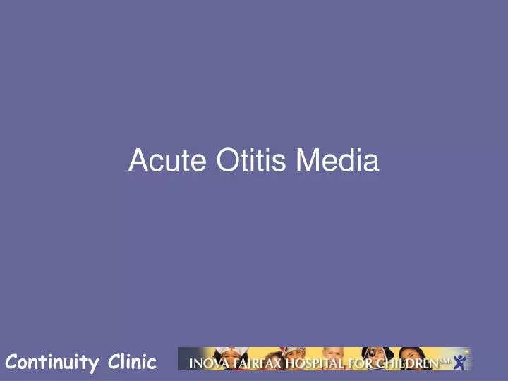 acute otitis media