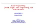 PPT - Chapter 8 Linear Programming: Sensitivity Analysis and ...