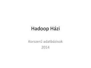 hadoop h zi