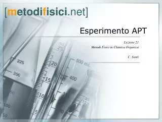 esperimento apt