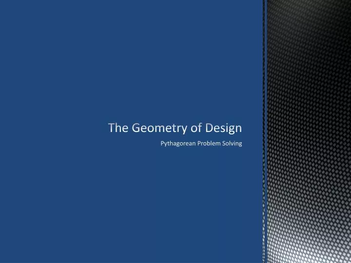 the geometry of design