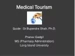 Medical Tourism - slide 1