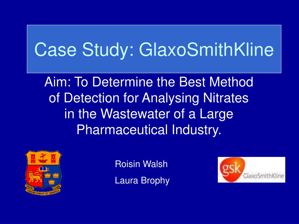 PPT - Case Study: GlaxoSmithKline PowerPoint Presentation, free ...