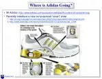 Where is Adidas Going? - slide 1