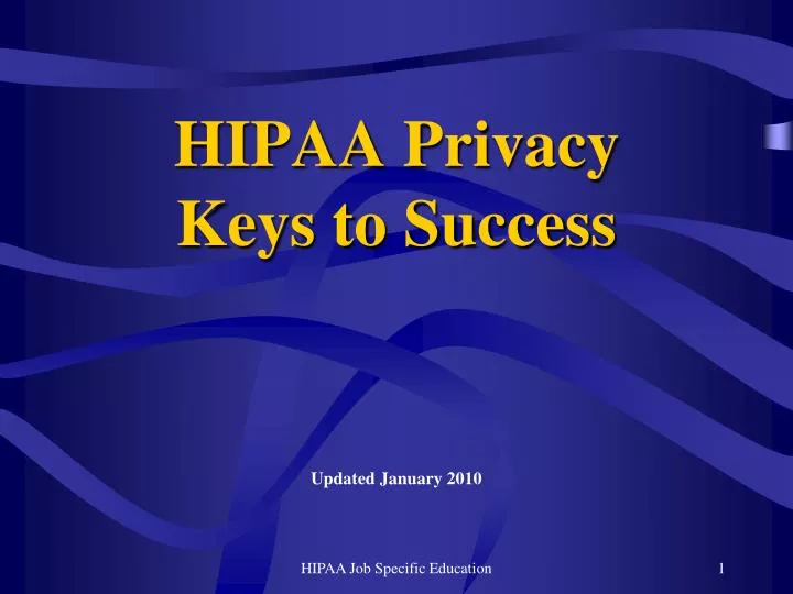 hipaa privacy keys to success