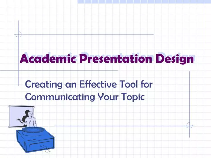 academic presentation design