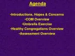 Agenda - slide 1