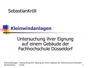 kleinwindanlagen