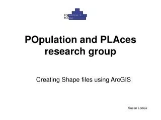 POpulation and PLAces research group