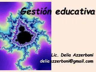 gesti n educativa