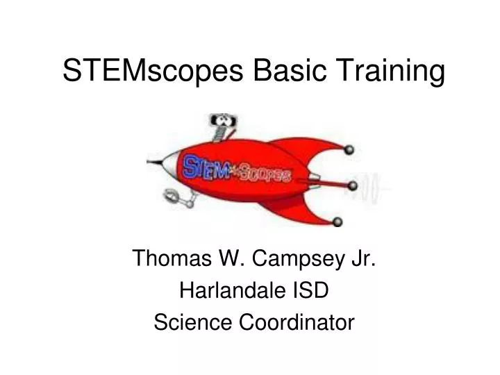 stemscopes basic training